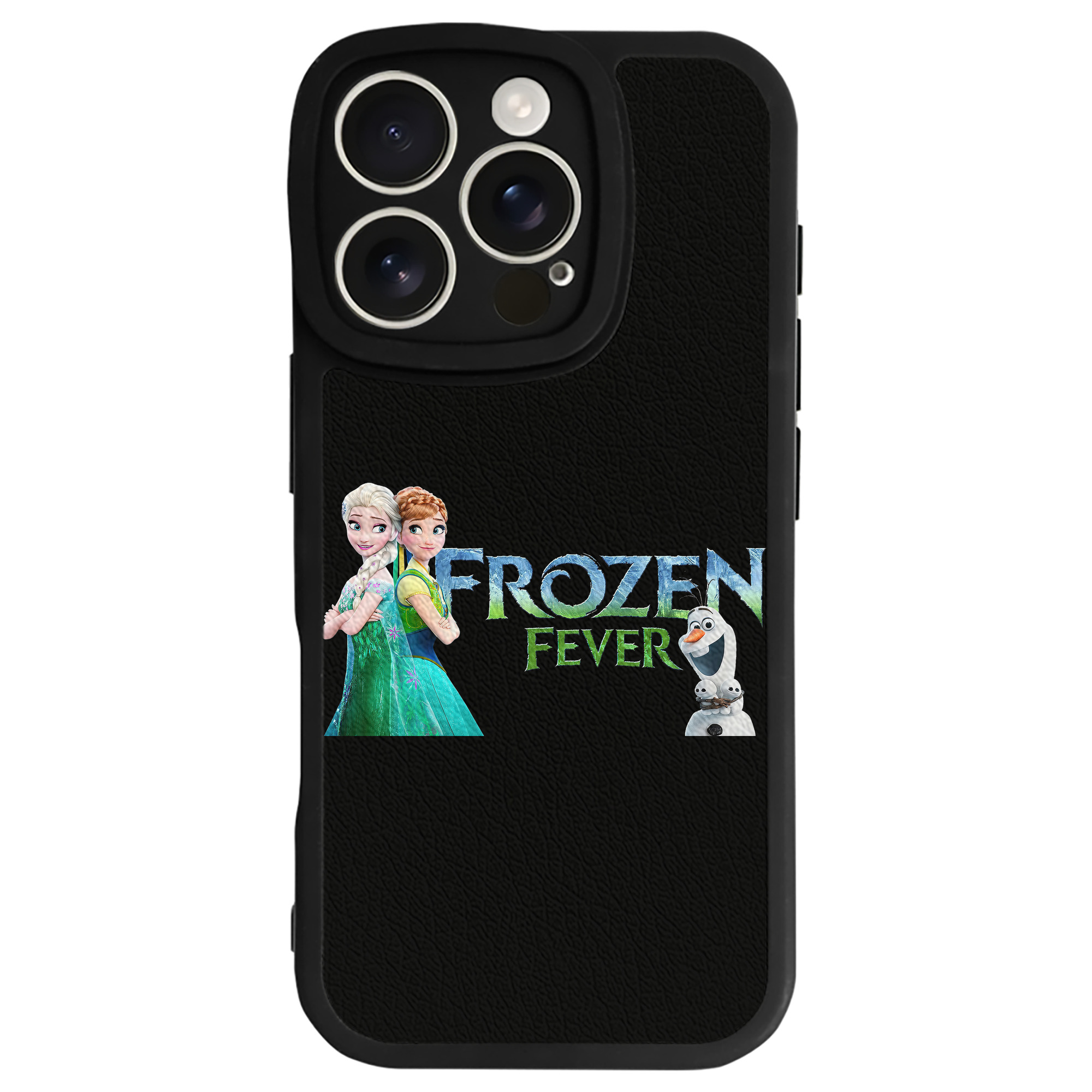 （画像用） アナと雪の女王 アンナ エルサ Frozen Anna Elsa 【iPhone 16シリーズ対応】シリコンスマホケース（レザー調） 材質：シリコン